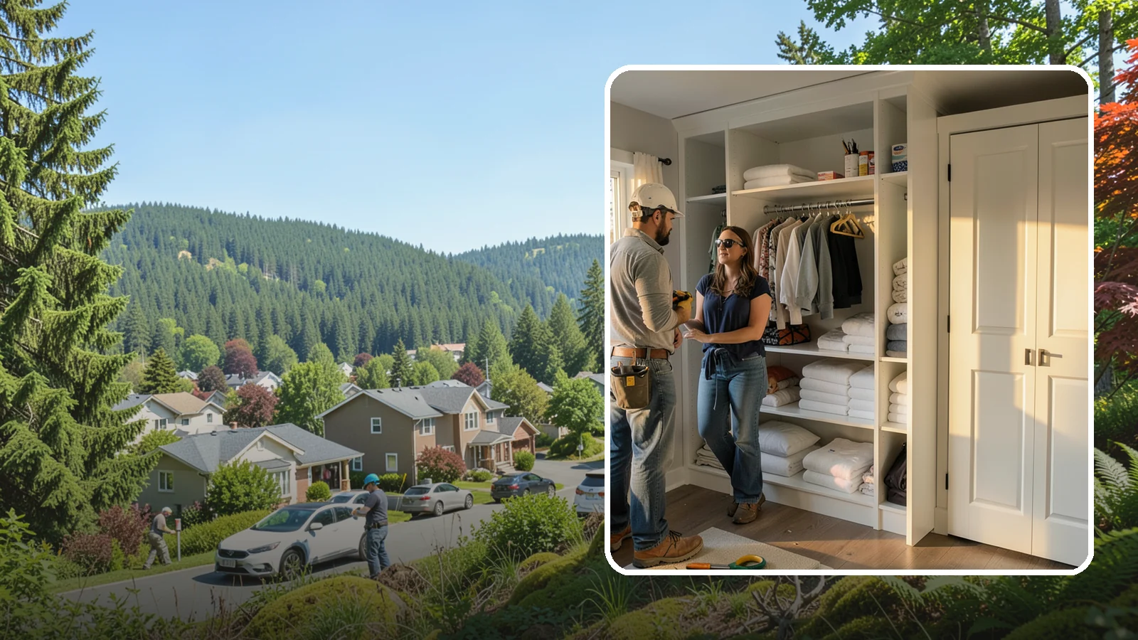 Linen Closet Construction in Index, Snohomish County, WA - We build well-organized linen closets with adjustable shelving sized for towels, bedding, and household supplies.