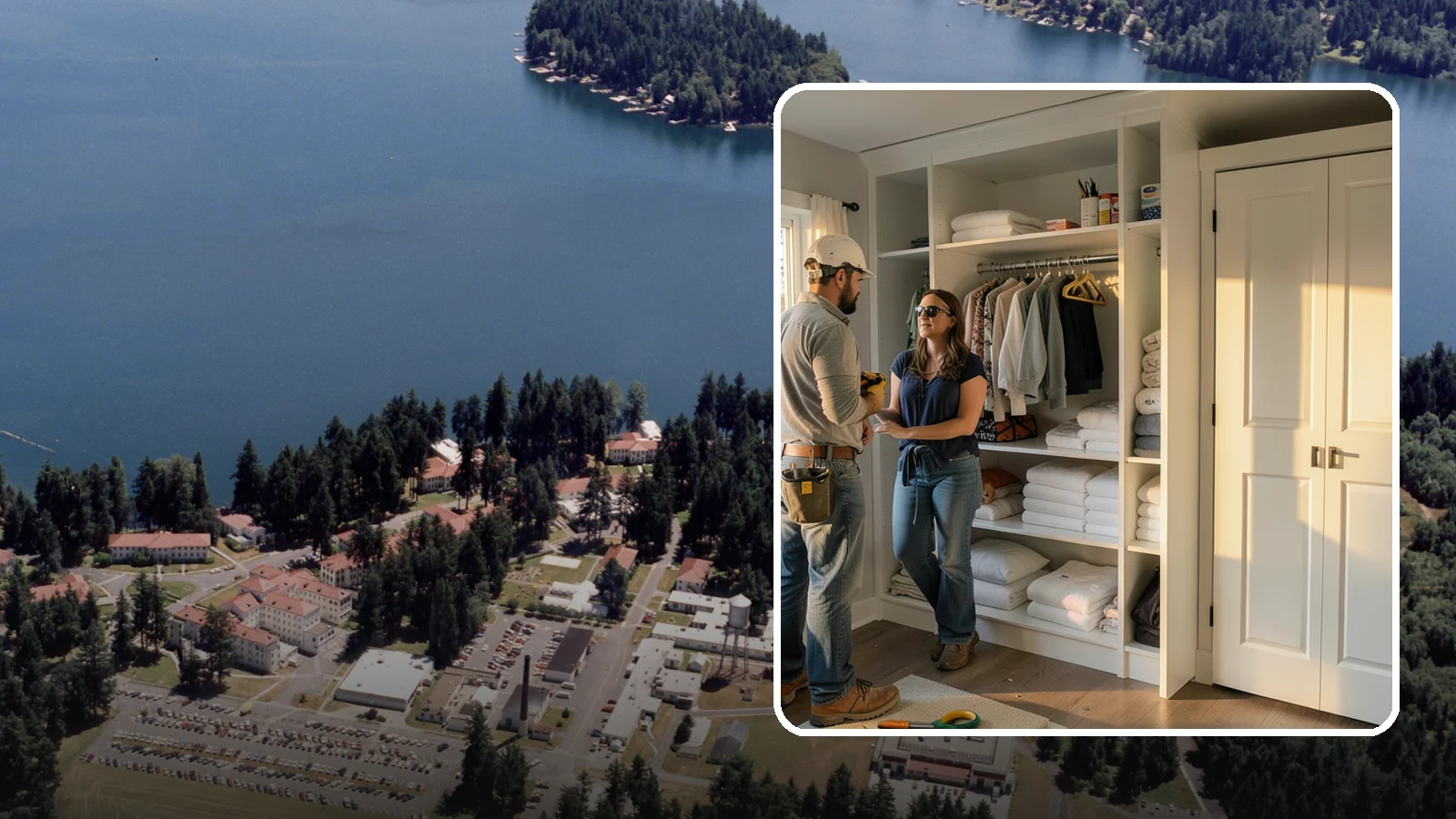 Linen Closet Construction in Lakewood, Pierce County, WA - We build well-organized linen closets with adjustable shelving sized for towels, bedding, and household supplies.