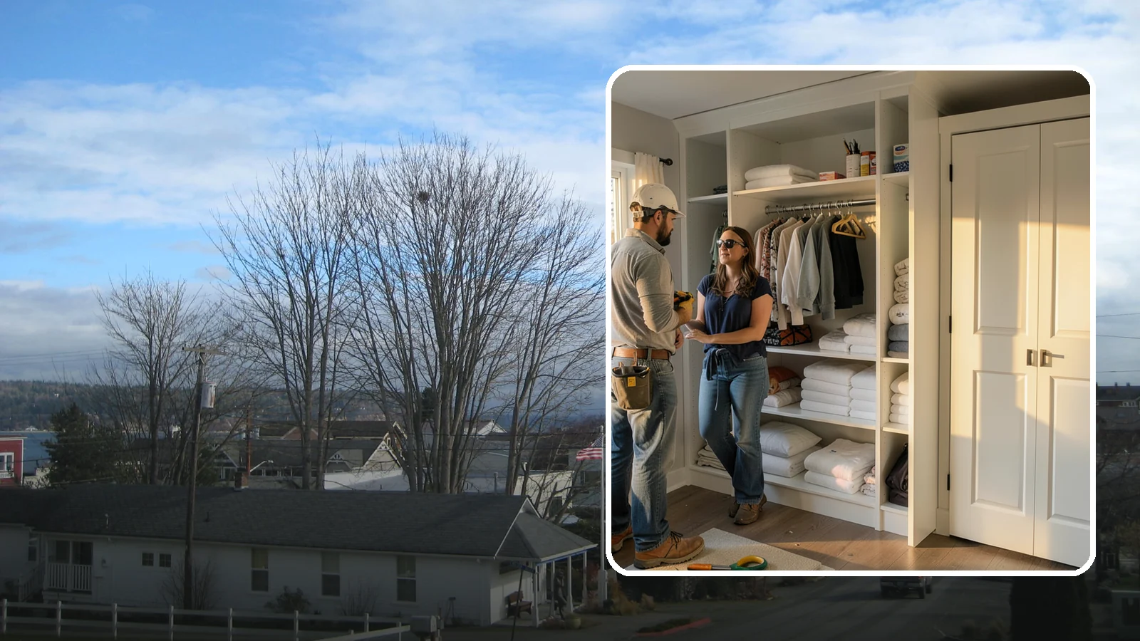 Linen Closet Construction in Langley, Island County, WA - We build well-organized linen closets with adjustable shelving sized for towels, bedding, and household supplies.