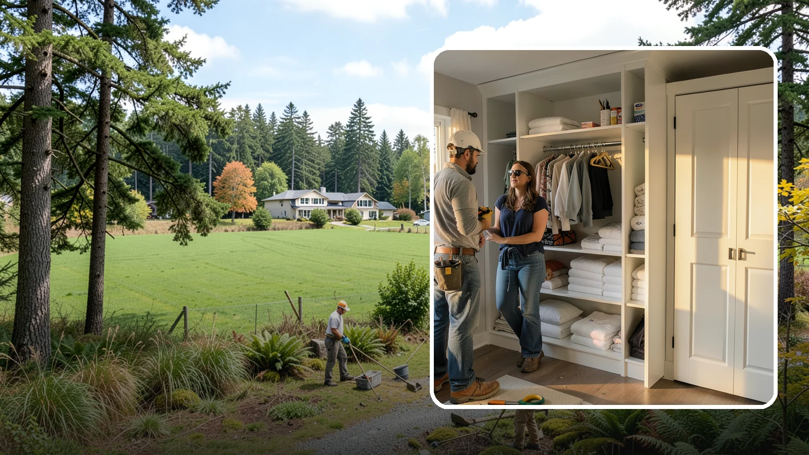 Linen Closet Construction in Lyman, Skagit County, WA - We build well-organized linen closets with adjustable shelving sized for towels, bedding, and household supplies.