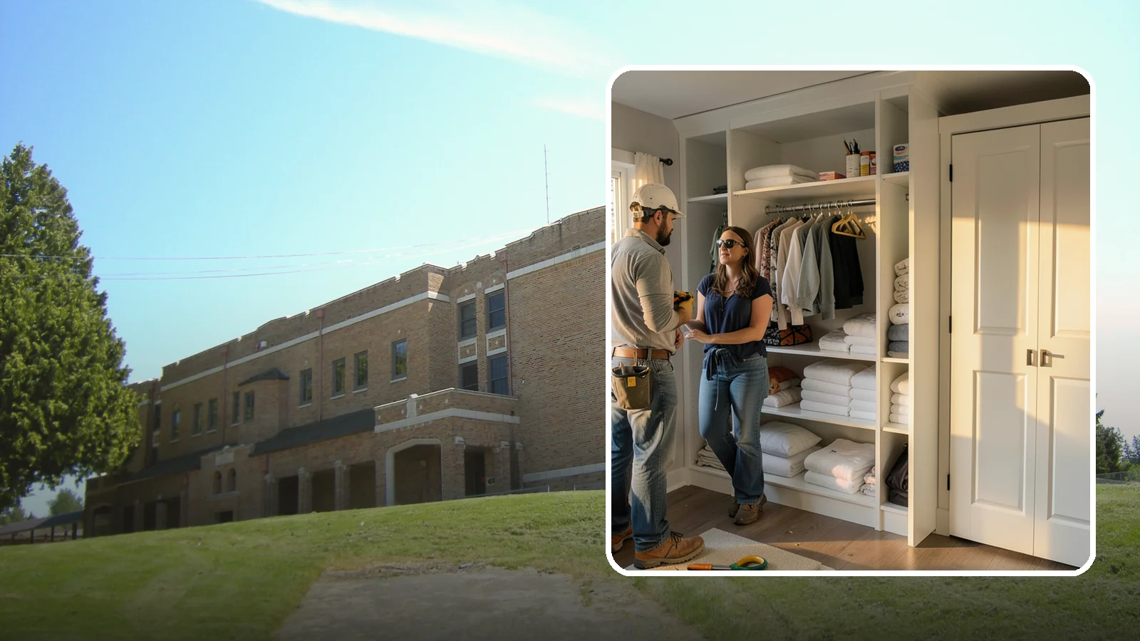 Linen Closet Construction in Maple Valley, King County, WA - We build well-organized linen closets with adjustable shelving sized for towels, bedding, and household supplies.