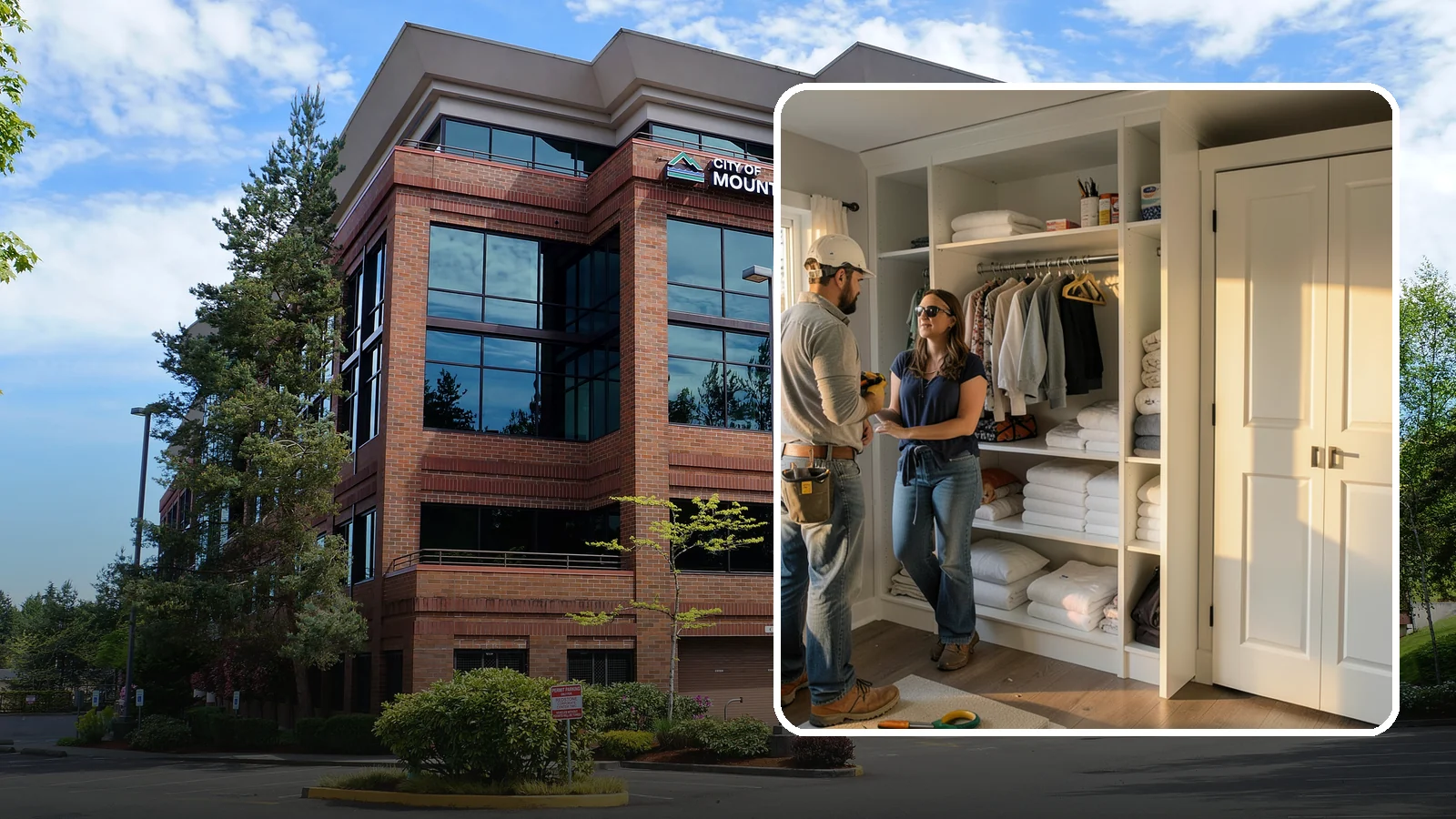 Linen Closet Construction in Mountlake Terrace, Snohomish County, WA - We build well-organized linen closets with adjustable shelving sized for towels, bedding, and household supplies.