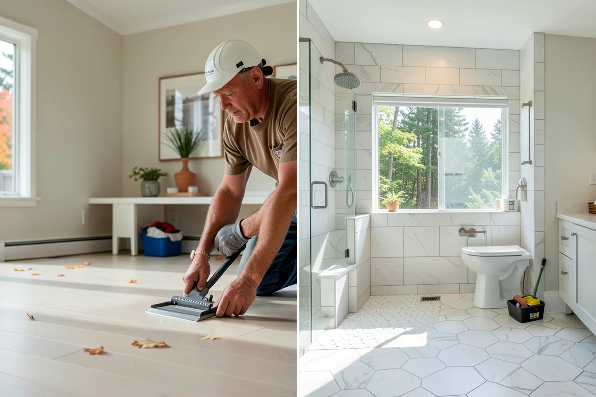 Linen Closet Construction in Snoqualmie, King County, WA - Determine the closet location, size, and storage requirements