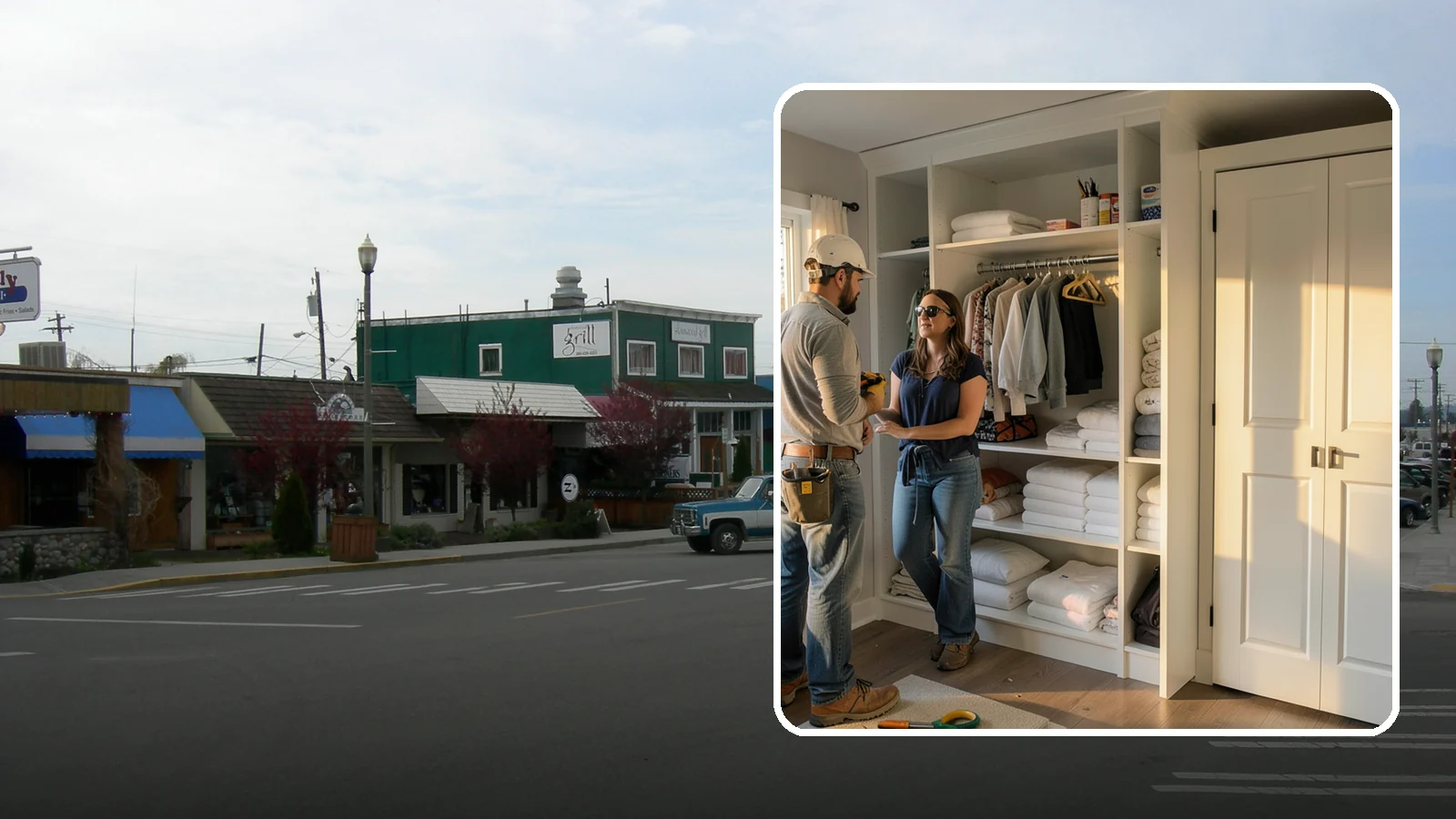 Linen Closet Construction in Stanwood, Snohomish County, WA - We build well-organized linen closets with adjustable shelving sized for towels, bedding, and household supplies.