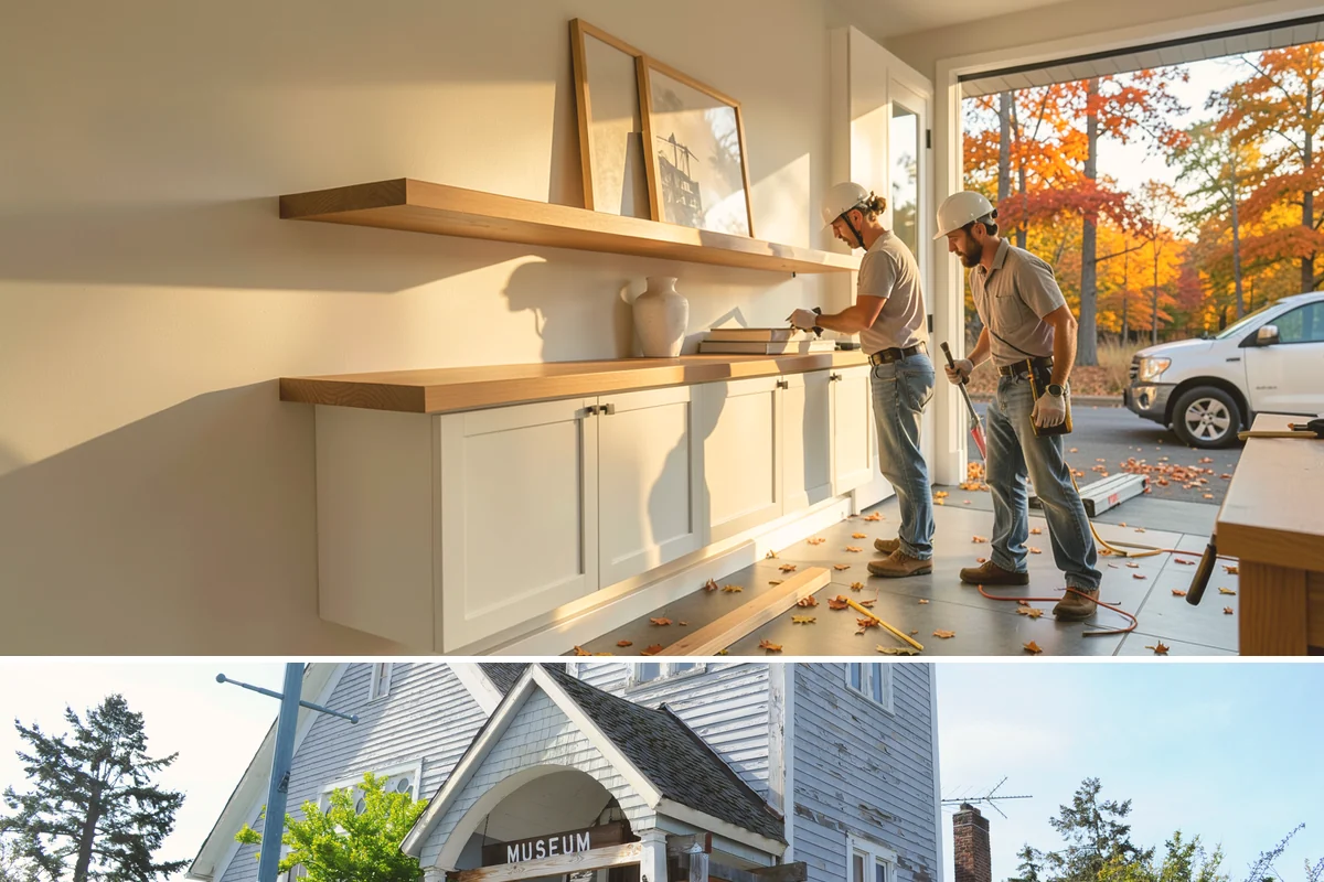 Linen Closet Construction in Steilacoom, Pierce County, WA - Interior linen closet work suits any season and is a smart addition to a rainy-day PNW project schedule.