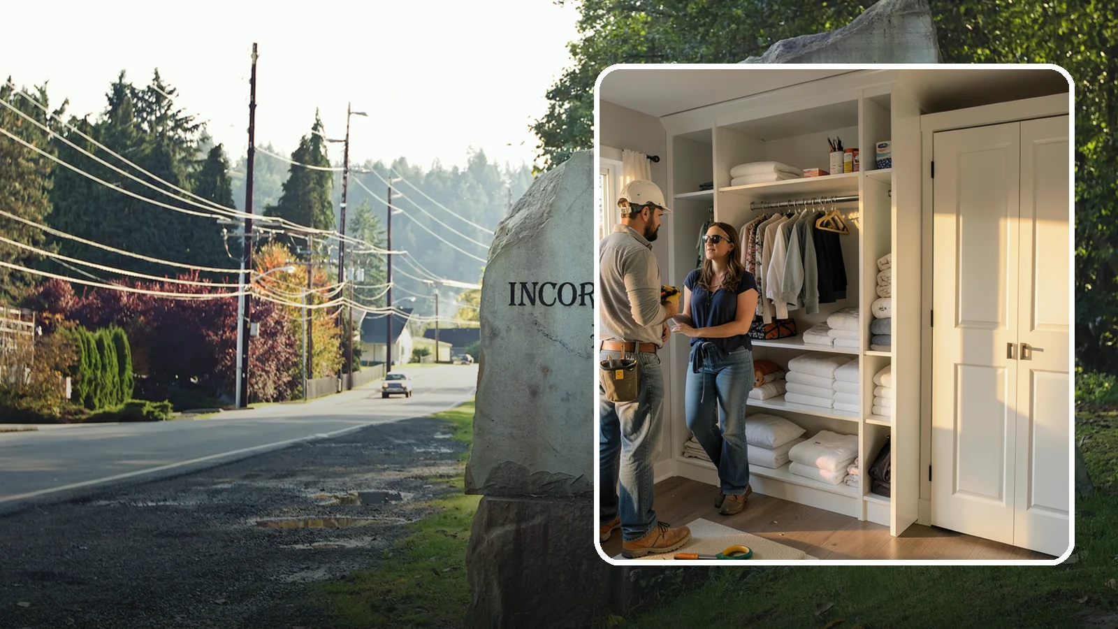 Linen Closet Construction in Wilkeson, Pierce County, WA - We build well-organized linen closets with adjustable shelving sized for towels, bedding, and household supplies.