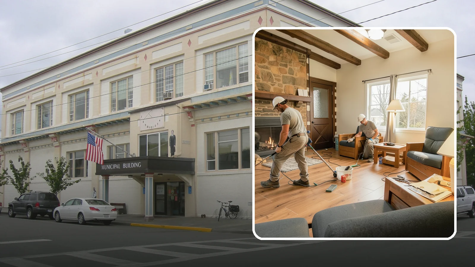 Living Room Flooring Installation in Anacortes, Skagit County, WA - Living room flooring installation that balances everyday durability with the style that sets your home's tone.