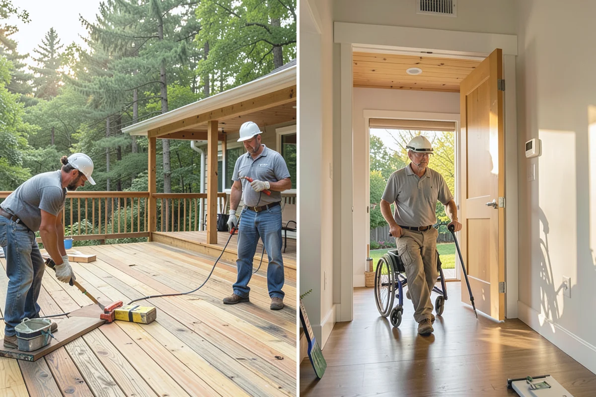 Living Room Flooring Installation in Auburn, King County, WA - Plan layout for open sightlines
