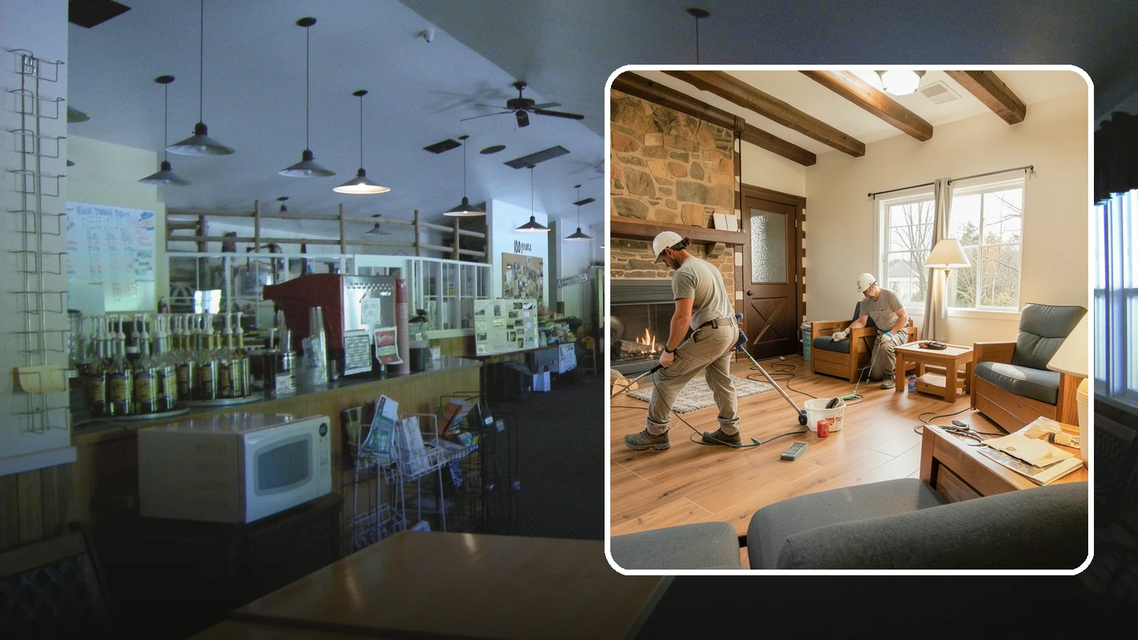 Living Room Flooring Installation in Black Diamond, King County, WA - Living room flooring installation that balances everyday durability with the style that sets your home's tone.