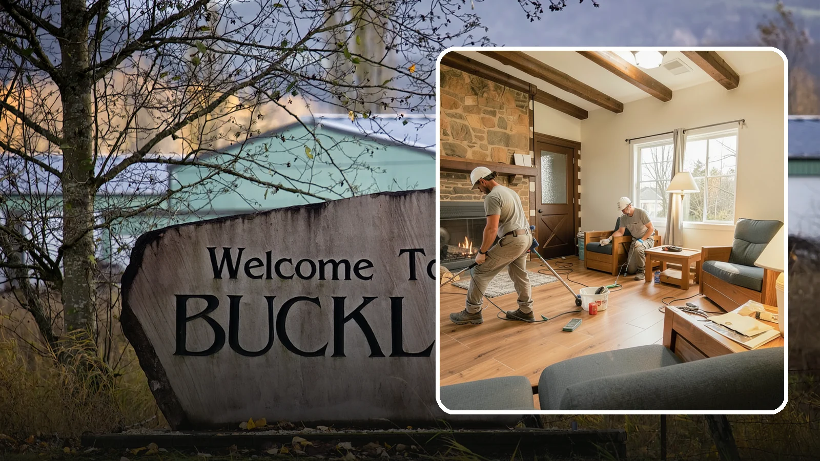 Living Room Flooring Installation in Buckley, Pierce County, WA - Living room flooring installation that balances everyday durability with the style that sets your home's tone.