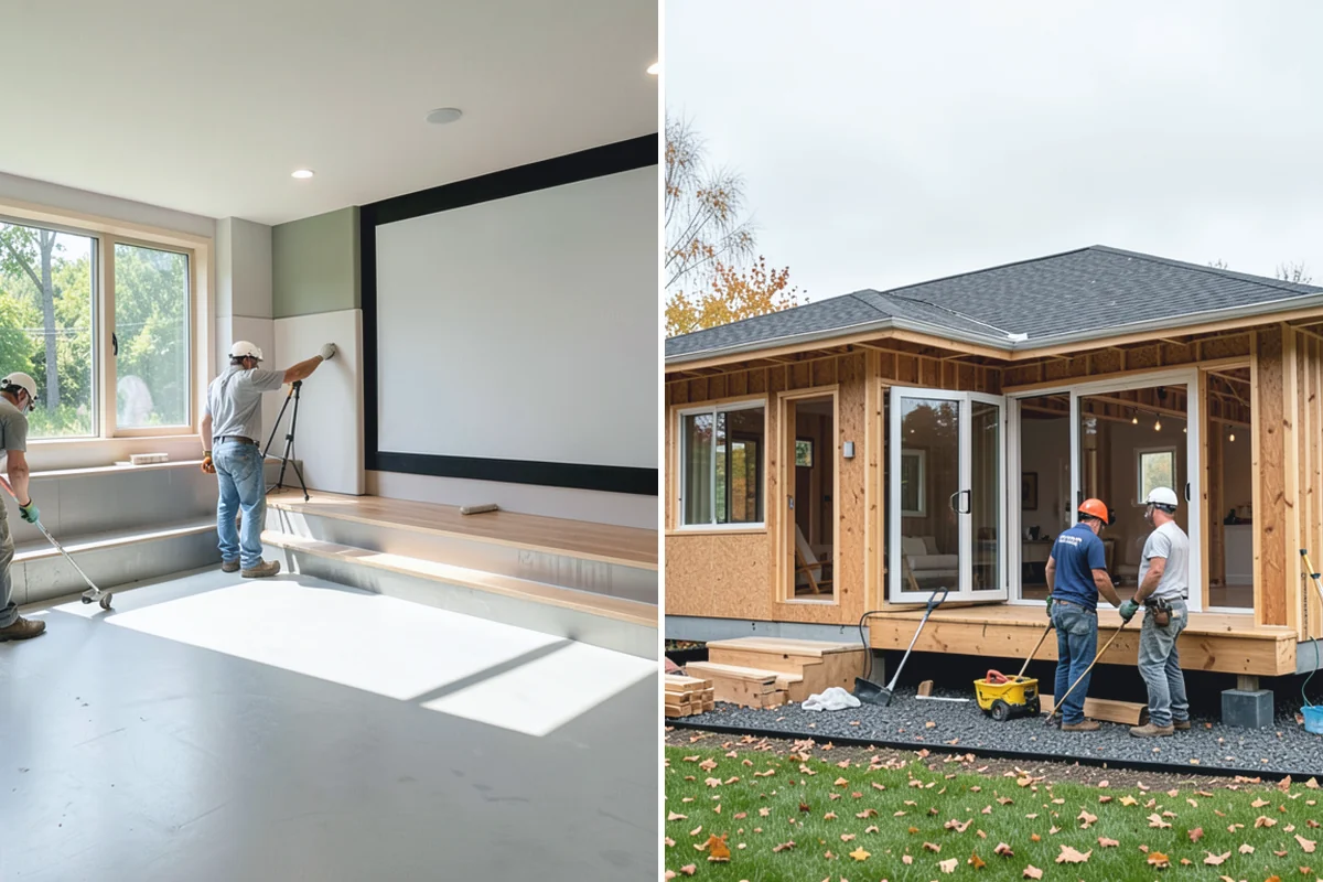 Living Room Flooring Installation in Buckley, Pierce County, WA - Plan layout for open sightlines