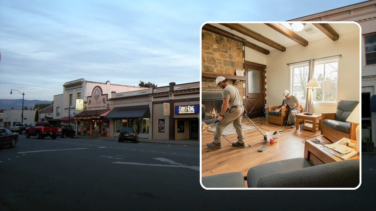Living Room Flooring Installation in Burlington, Skagit County, WA - Living room flooring installation that balances everyday durability with the style that sets your home's tone.