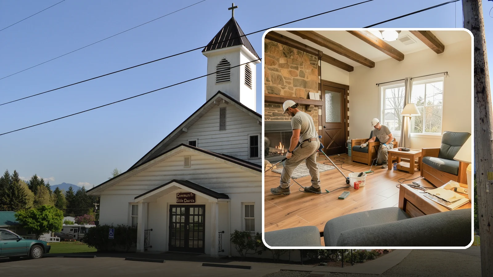 Living Room Flooring Installation in Concrete, Skagit County, WA - Living room flooring installation that balances everyday durability with the style that sets your home's tone.