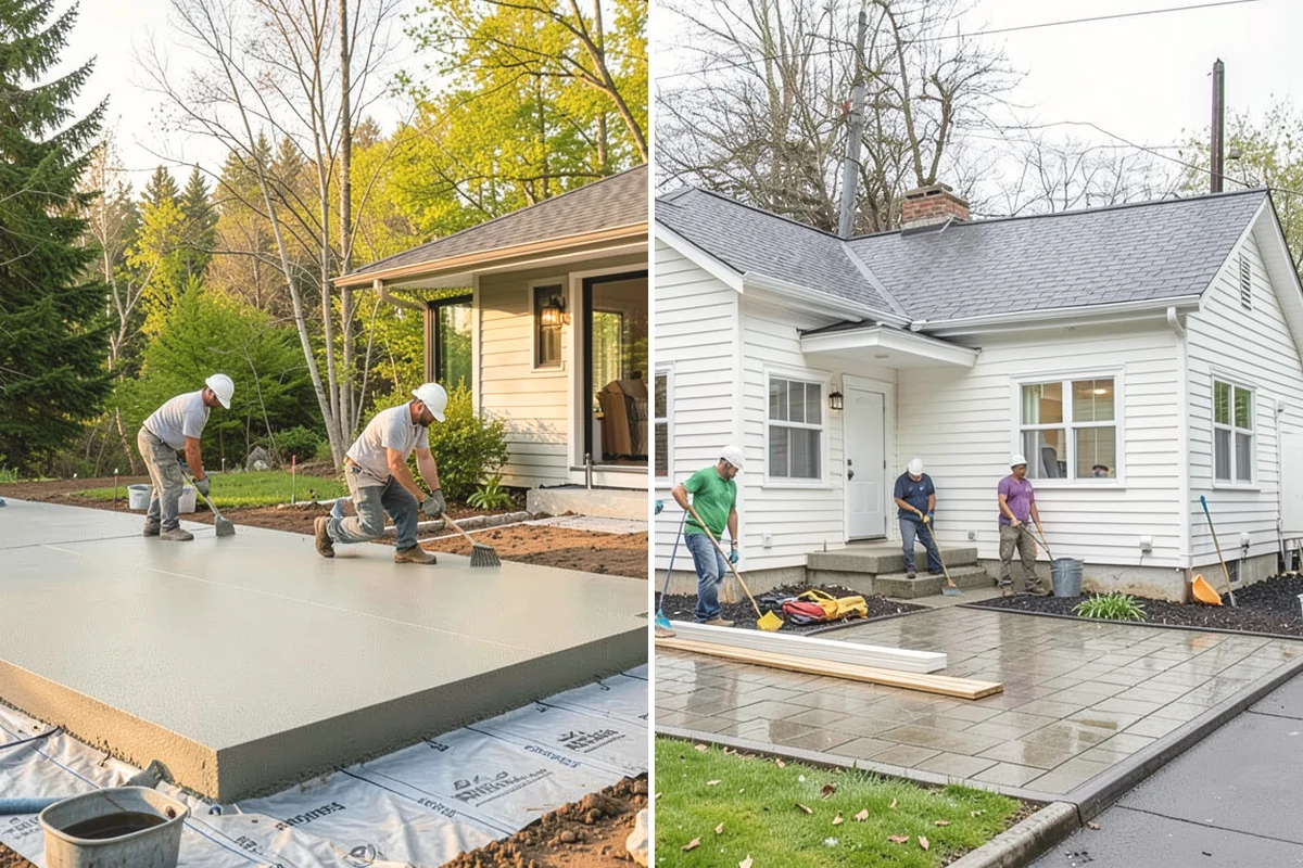 Living Room Flooring Installation in Covington, King County, WA - Plan layout for open sightlines