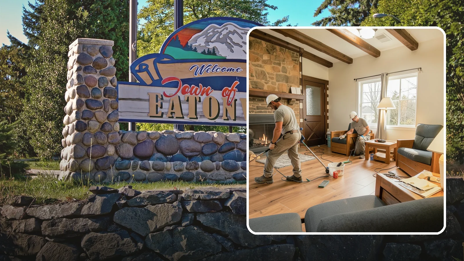 Living Room Flooring Installation in Eatonville, Pierce County, WA - Living room flooring installation that balances everyday durability with the style that sets your home's tone.