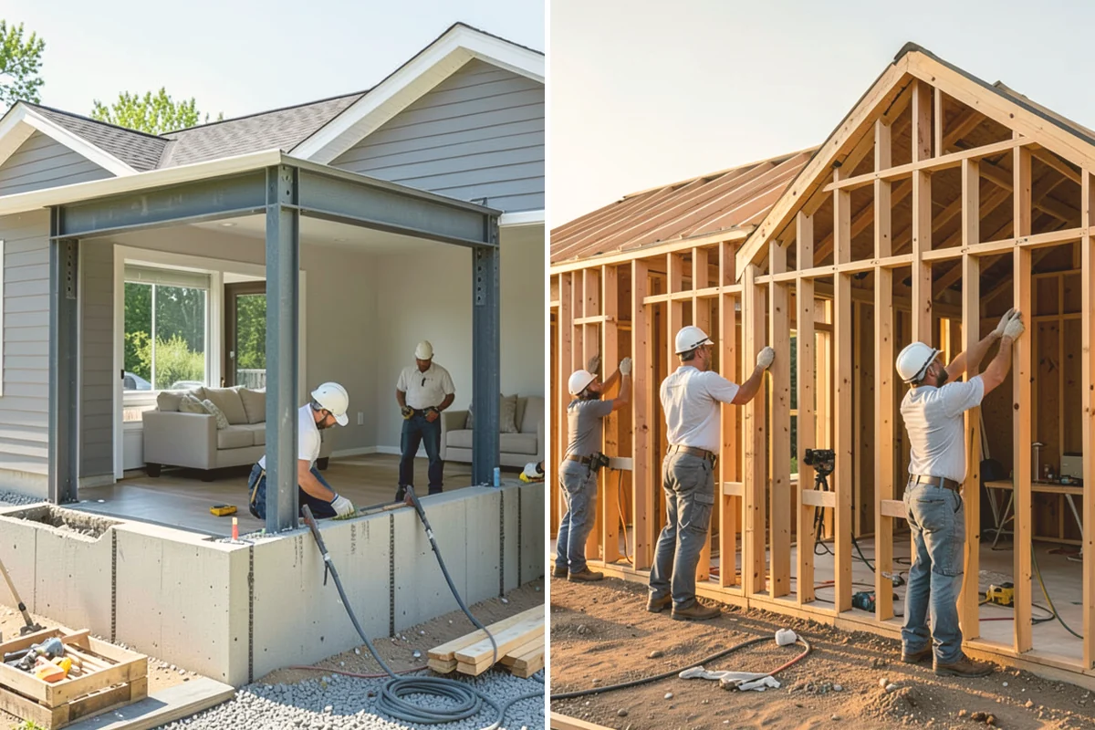 Living Room Flooring Installation in Eatonville, Pierce County, WA - Plan layout for open sightlines