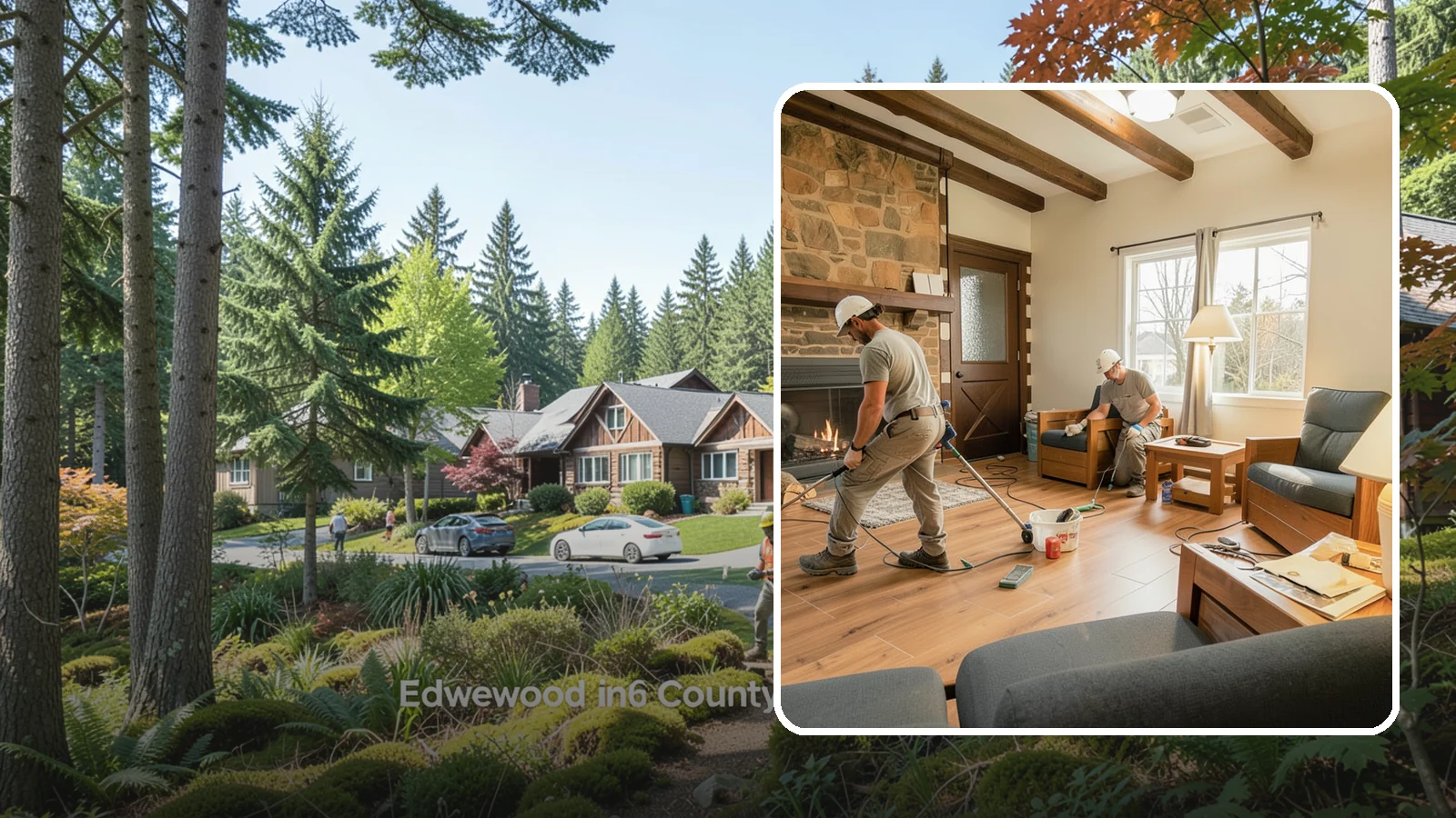 Living Room Flooring Installation in Edgewood, Pierce County, WA - Living room flooring installation that balances everyday durability with the style that sets your home's tone.