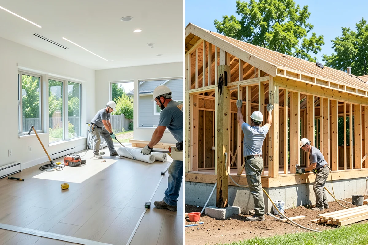 Living Room Flooring Installation in Federal Way, King County, WA - Plan layout for open sightlines