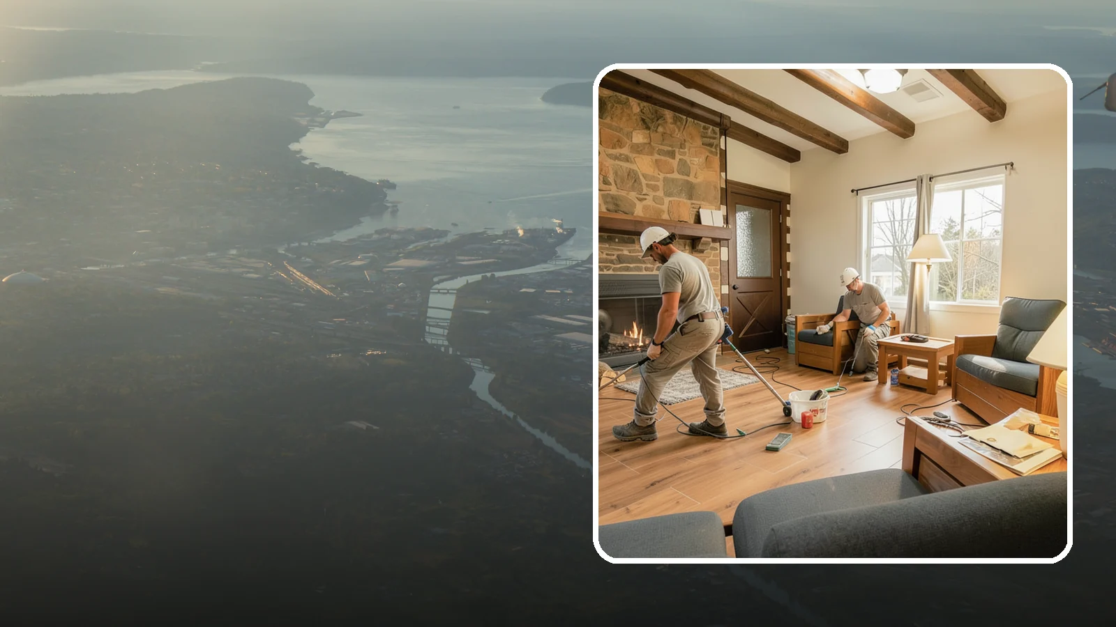 Living Room Flooring Installation in Fife, Pierce County, WA - Living room flooring installation that balances everyday durability with the style that sets your home's tone.