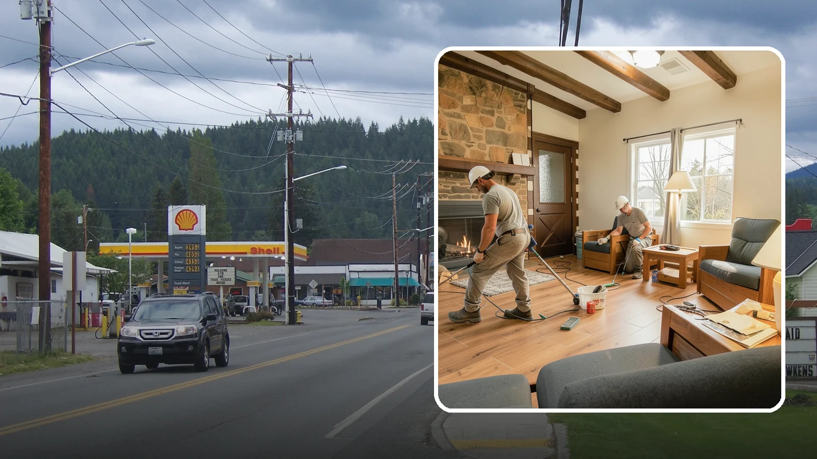 Living Room Flooring Installation in Granite Falls, Snohomish County, WA - Living room flooring installation that balances everyday durability with the style that sets your home's tone.