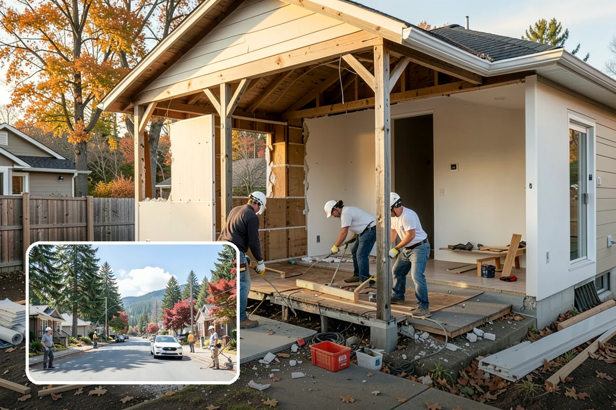 Living Room Flooring Installation in Hunts Point, King County, WA - Handsome finishes that impress guests
