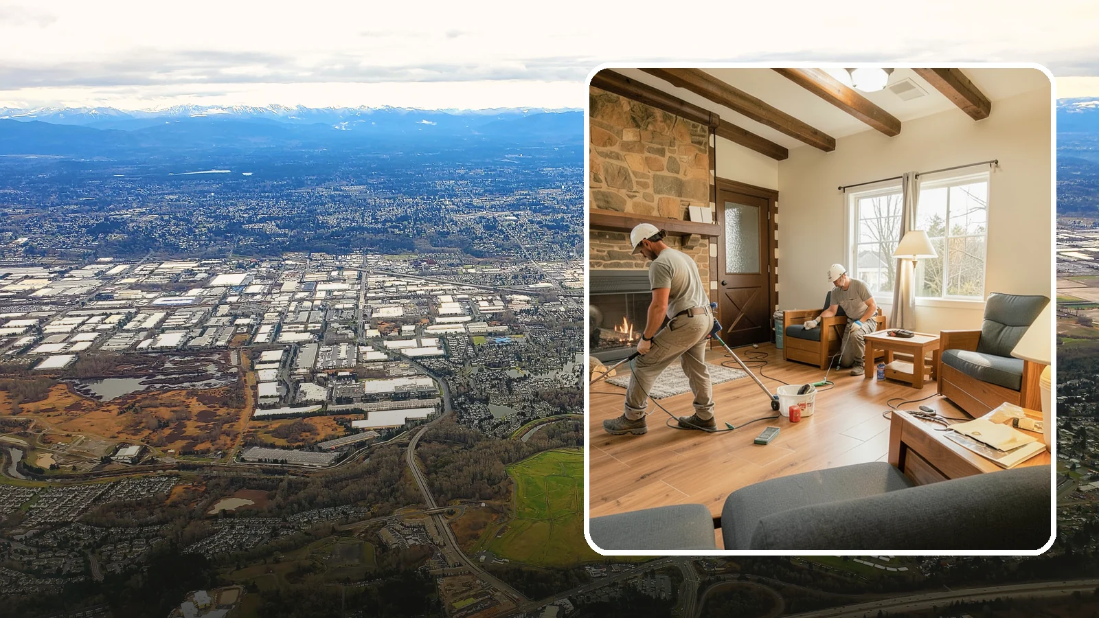 Living Room Flooring Installation in Kent, King County, WA - Living room flooring installation that balances everyday durability with the style that sets your home's tone.