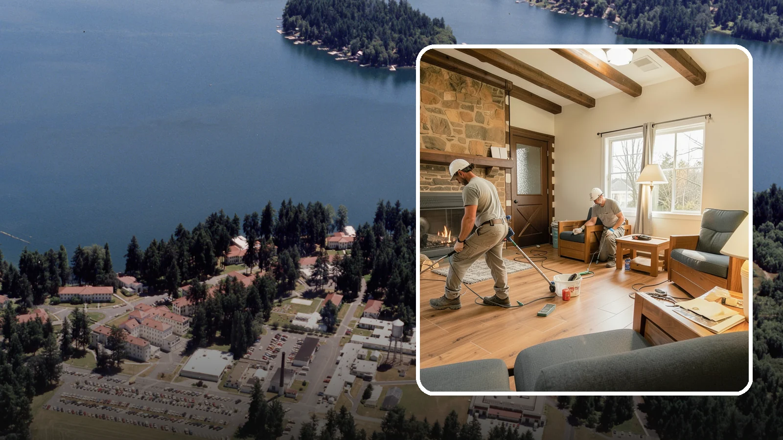 Living Room Flooring Installation in Lakewood, Pierce County, WA - Living room flooring installation that balances everyday durability with the style that sets your home's tone.