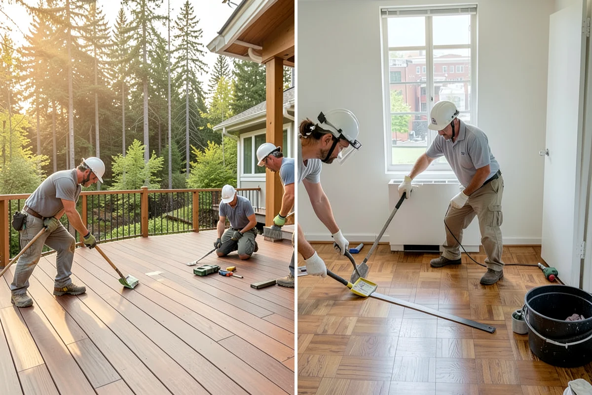 Living Room Flooring Installation in Lakewood, Pierce County, WA - Plan layout for open sightlines