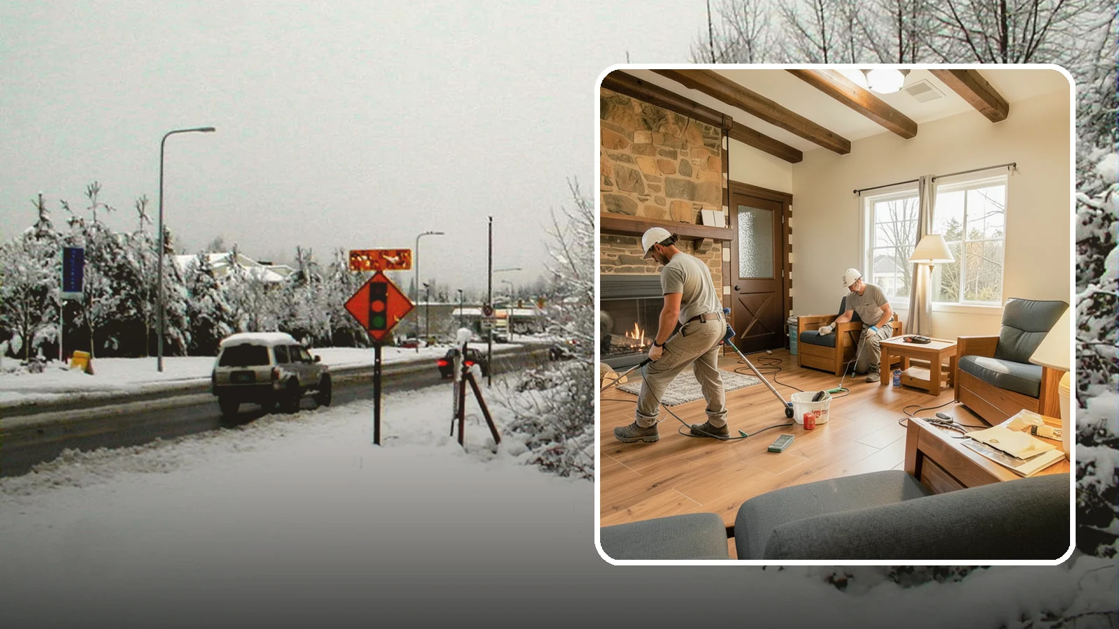 Living Room Flooring Installation in Newcastle, King County, WA - Living room flooring installation that balances everyday durability with the style that sets your home's tone.
