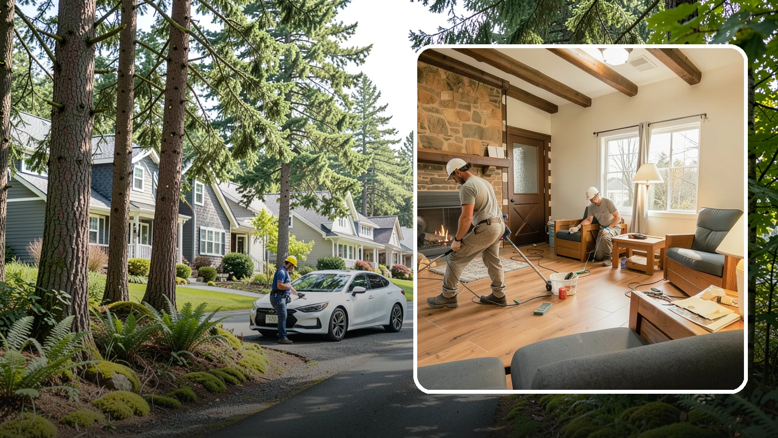 Living Room Flooring Installation in Normandy Park, King County, WA - Living room flooring installation that balances everyday durability with the style that sets your home's tone.