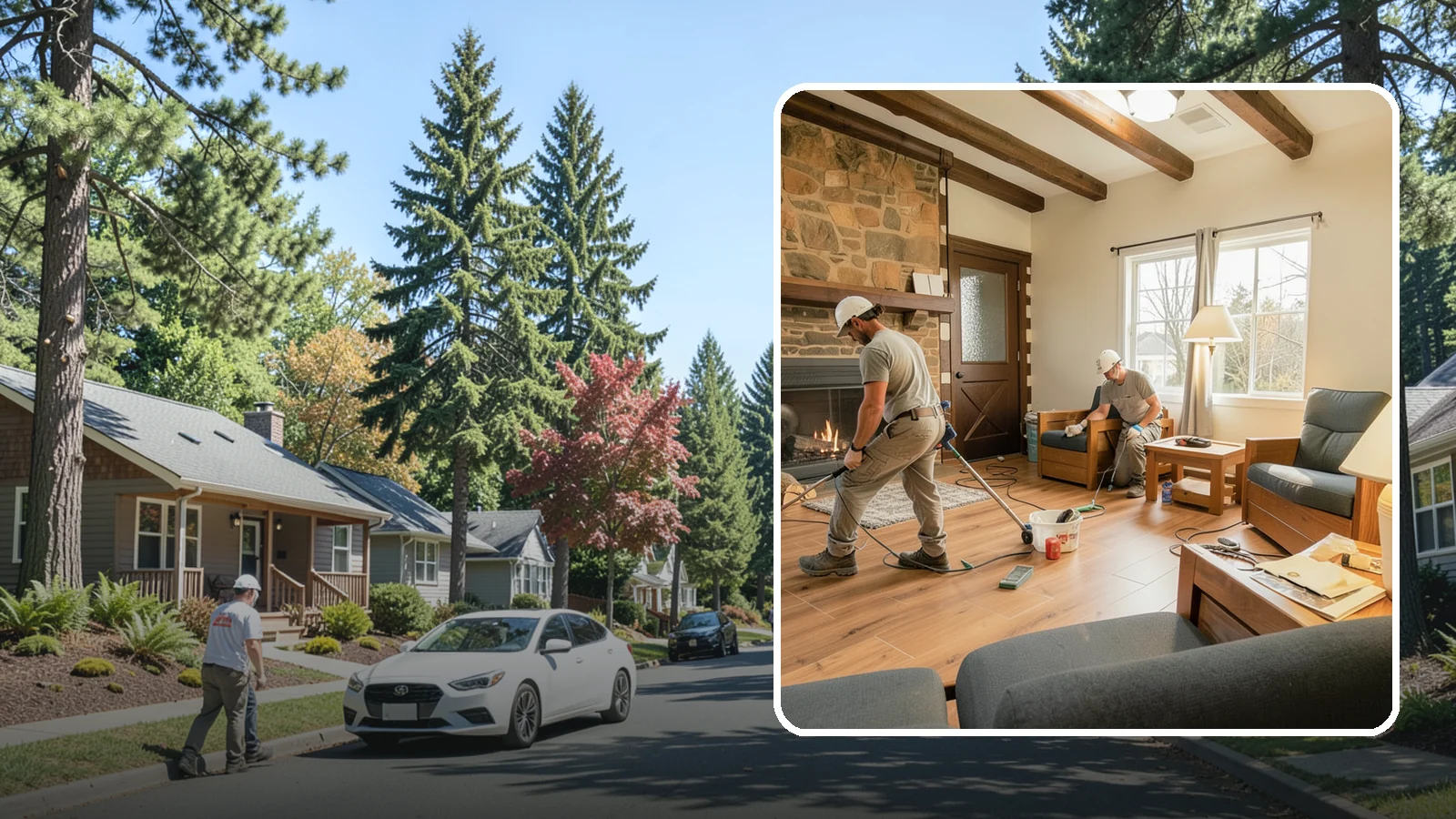 Living Room Flooring Installation in Orting, Pierce County, WA - Living room flooring installation that balances everyday durability with the style that sets your home's tone.