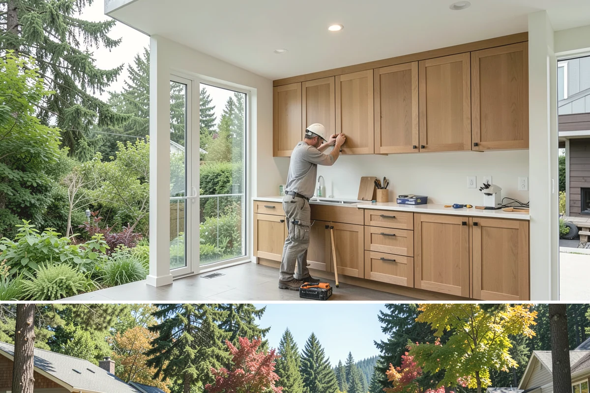 Living Room Flooring Installation in Orting, Pierce County, WA - Living room flooring can be installed throughout the year to suit your remodeling schedule.