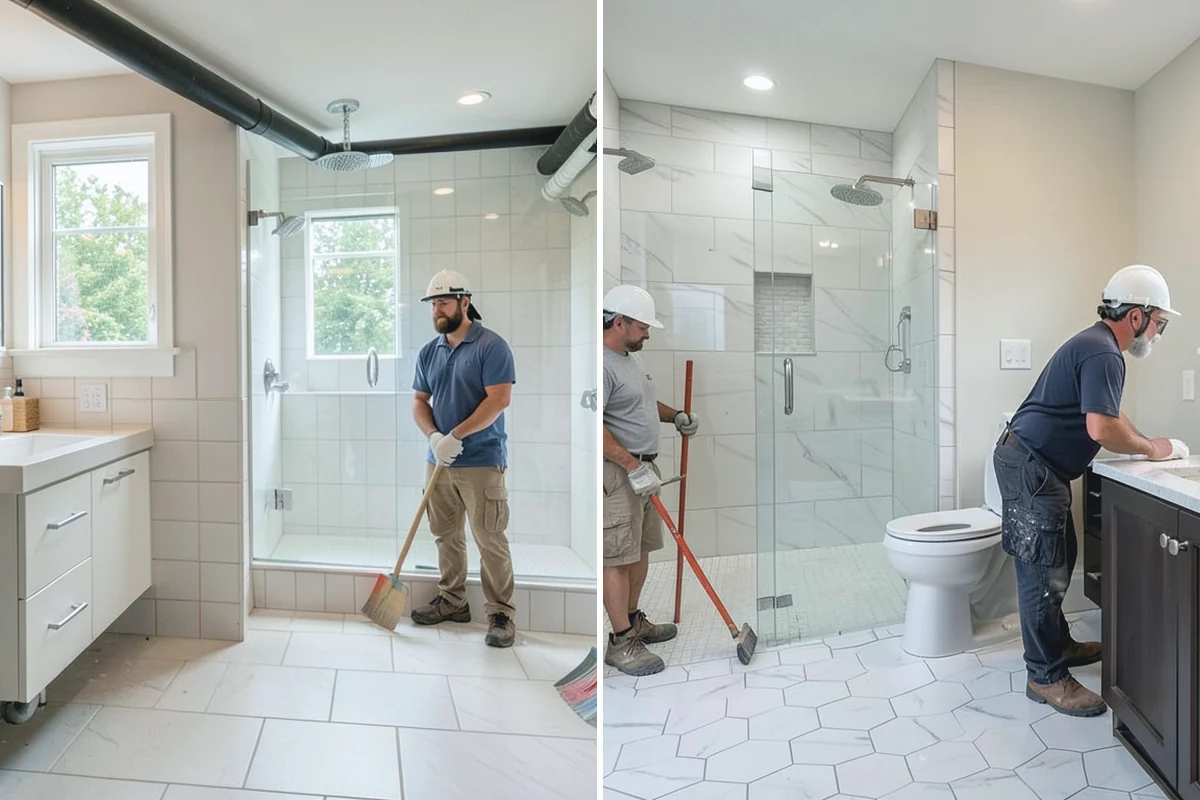 Living Room Flooring Installation in Redmond, King County, WA - Plan layout for open sightlines