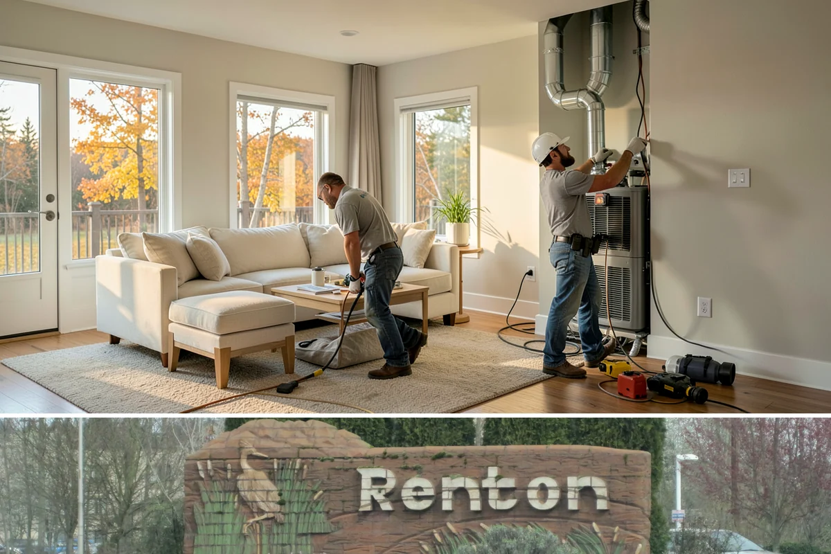Living Room Flooring Installation in Renton, King County, WA - Living room flooring can be installed throughout the year to suit your remodeling schedule.