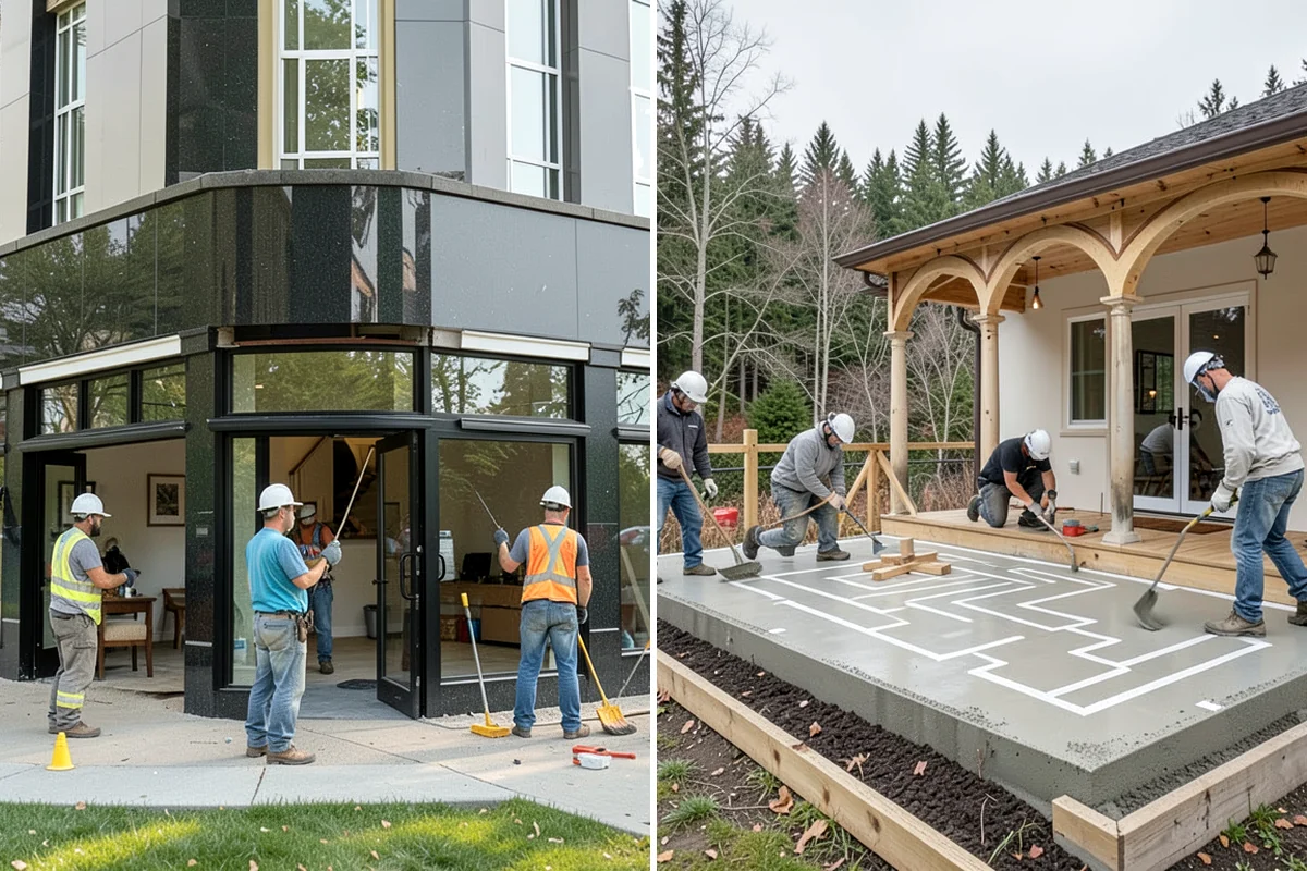 Living Room Flooring Installation in Sedro-Woolley, Skagit County, WA - Plan layout for open sightlines
