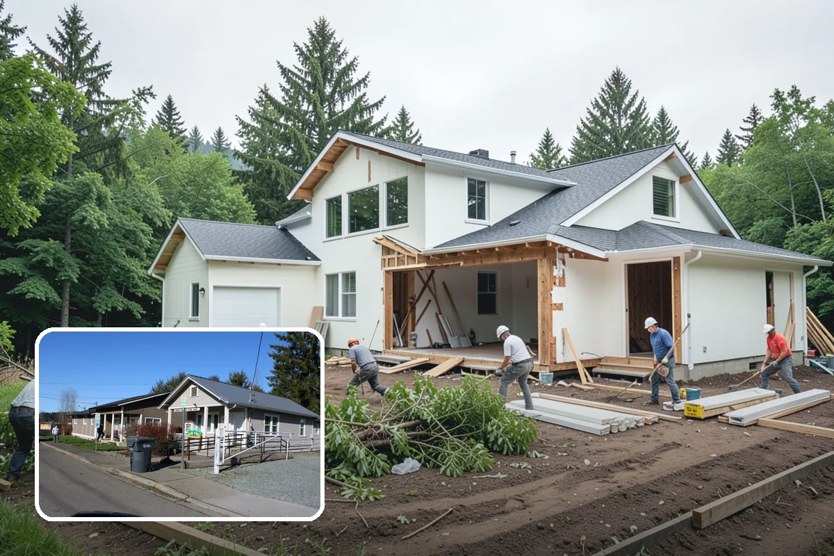 Living Room Flooring Installation in South Prairie, Pierce County, WA - Handsome finishes that impress guests