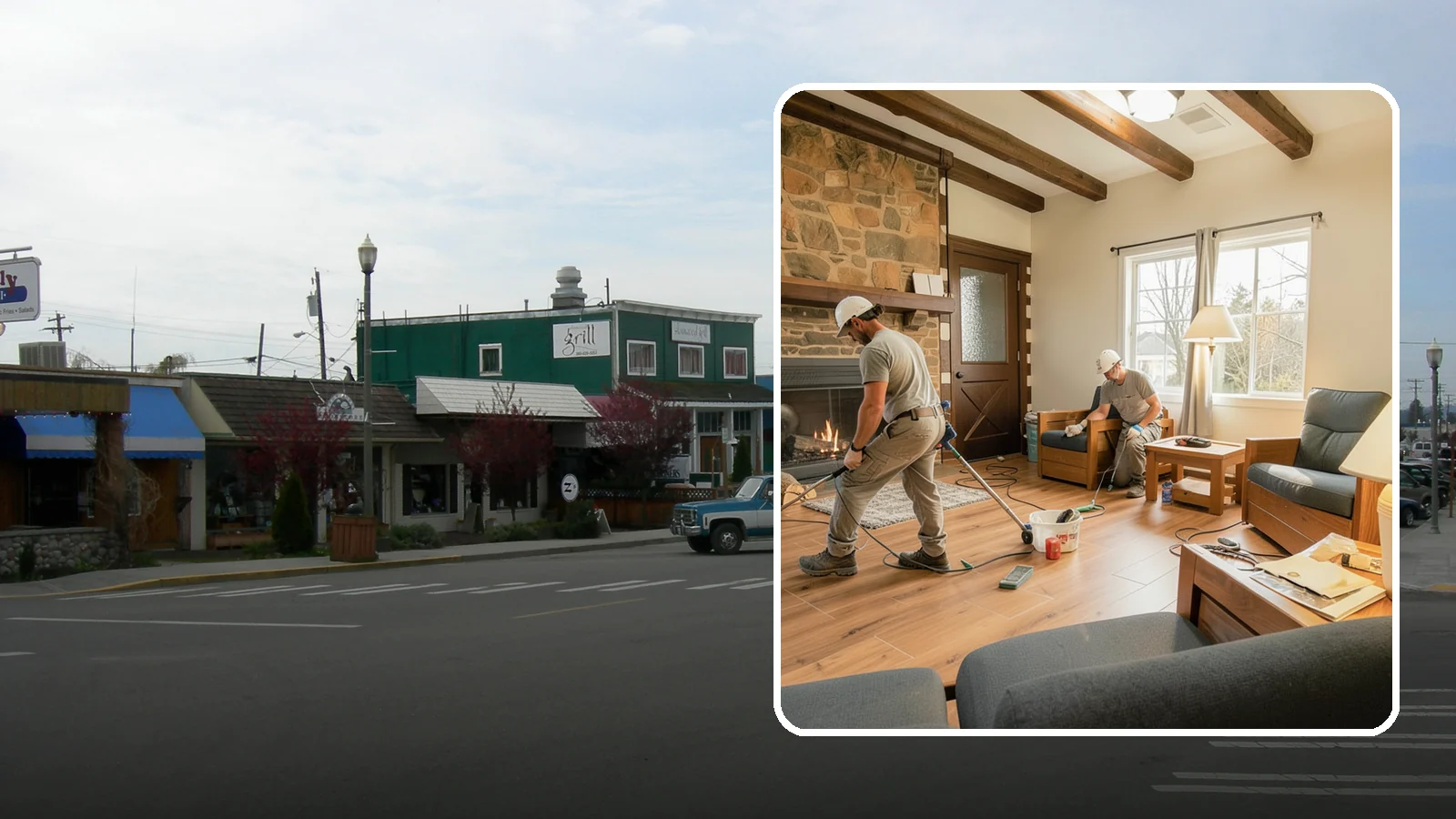Living Room Flooring Installation in Stanwood, Snohomish County, WA - Living room flooring installation that balances everyday durability with the style that sets your home's tone.