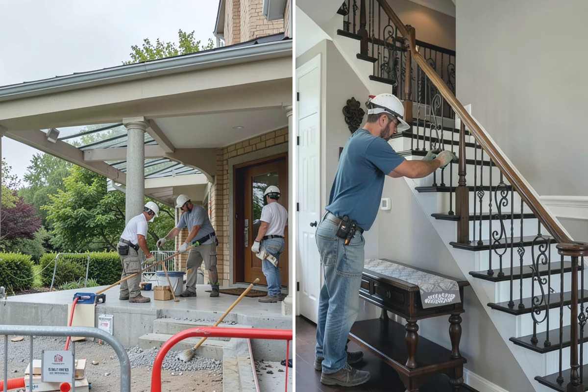 Living Room Flooring Installation in Sumner, Pierce County, WA - Plan layout for open sightlines