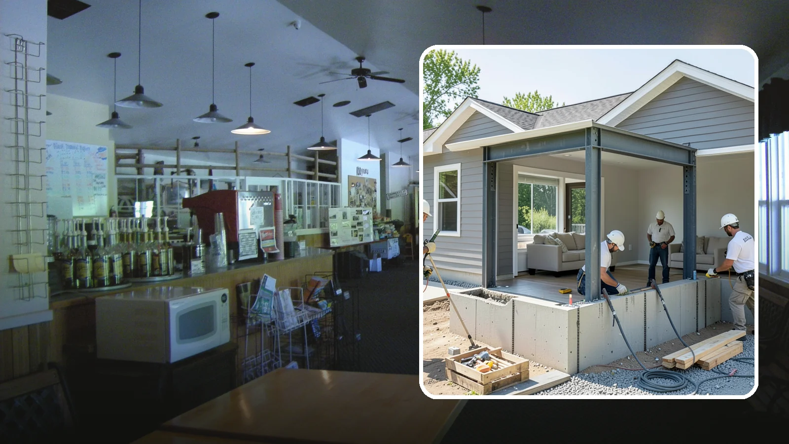 Load-Bearing Wall Removal in Black Diamond, King County, WA - Safely removing a structural wall with engineered beam support to open your home without compromising stability.