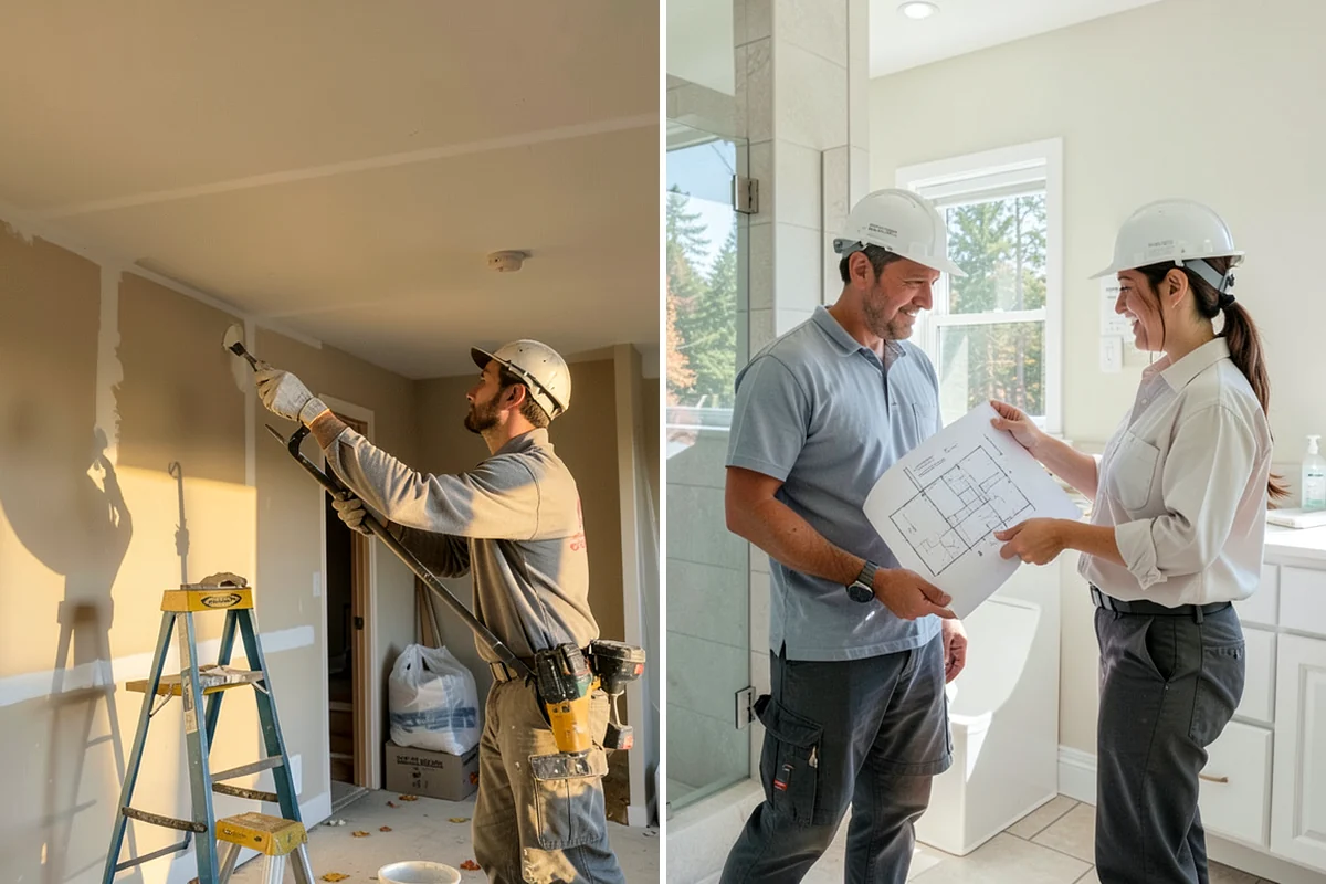 Load-Bearing Wall Removal in Enumclaw, King County, WA - Engineer the beam and load path