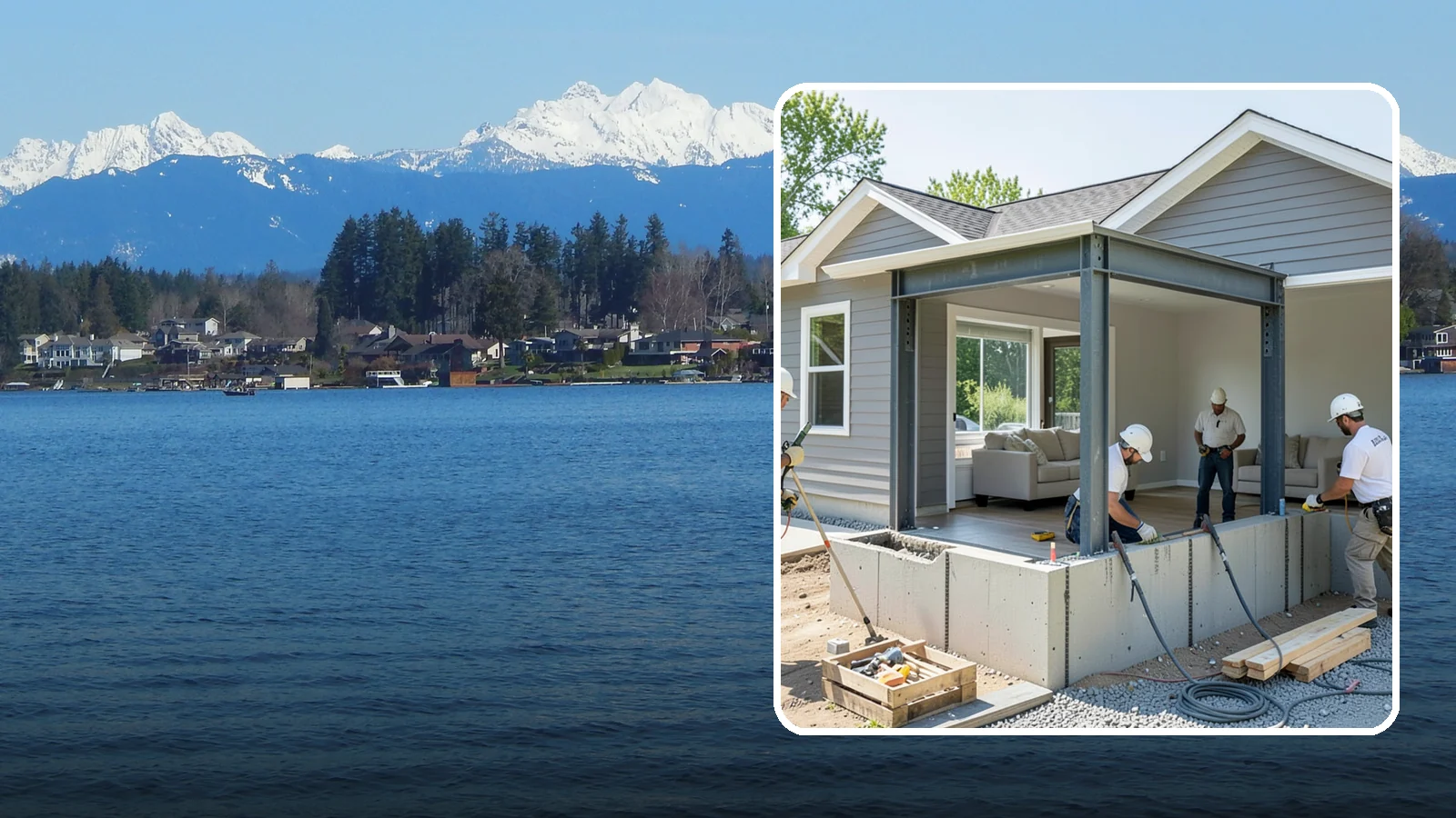 Load-Bearing Wall Removal in Lake Stevens, Snohomish County, WA - Safely removing a structural wall with engineered beam support to open your home without compromising stability.