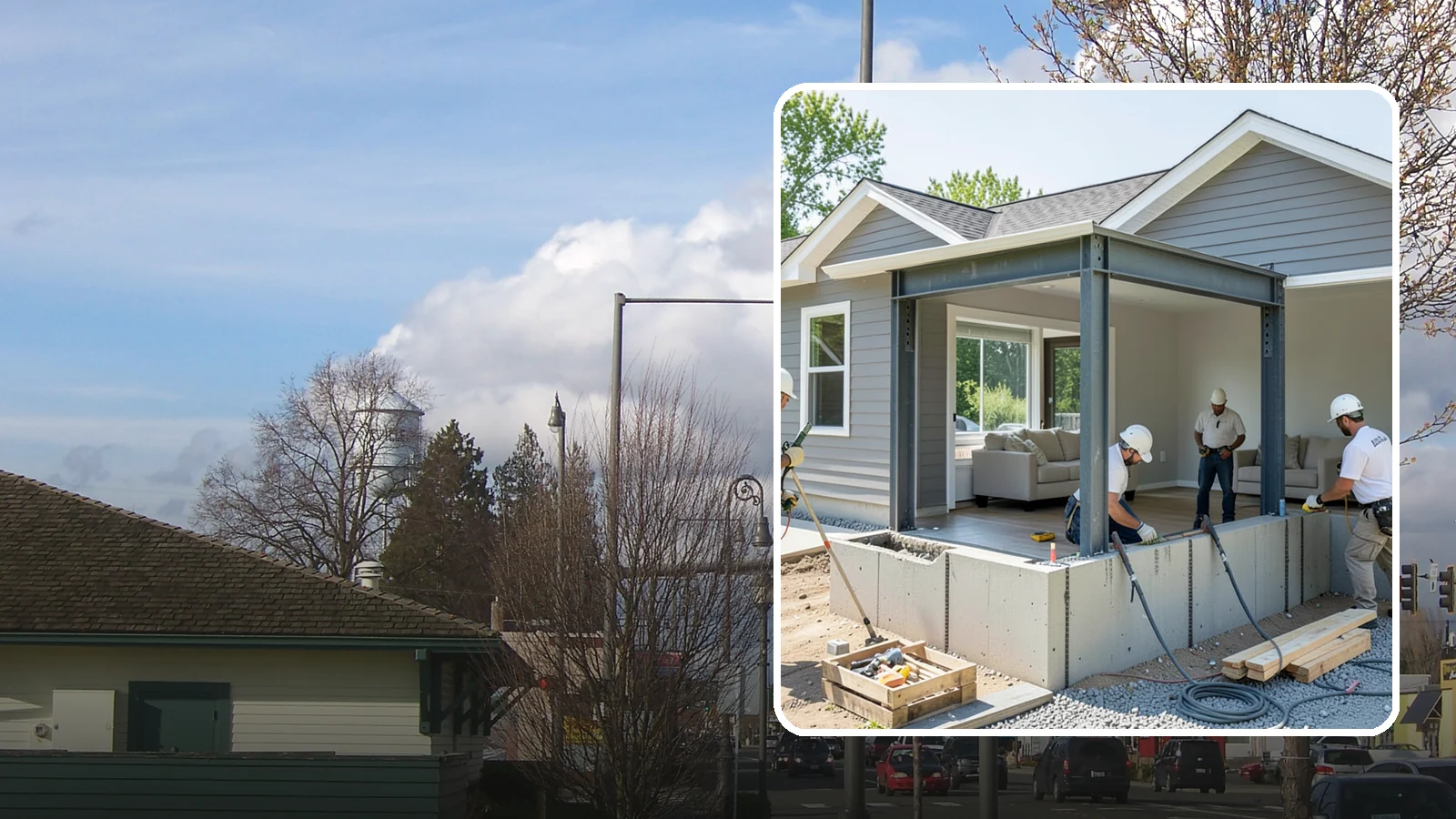 Load-Bearing Wall Removal in Marysville, Snohomish County, WA - Safely removing a structural wall with engineered beam support to open your home without compromising stability.