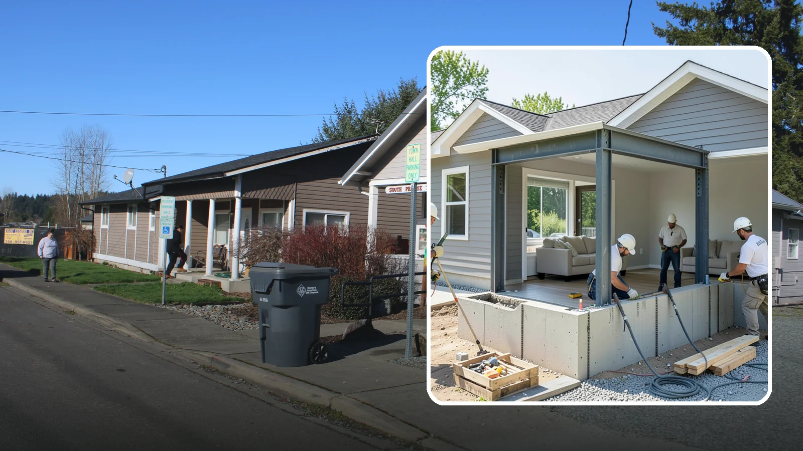 Load-Bearing Wall Removal in South Prairie, Pierce County, WA - Safely removing a structural wall with engineered beam support to open your home without compromising stability.