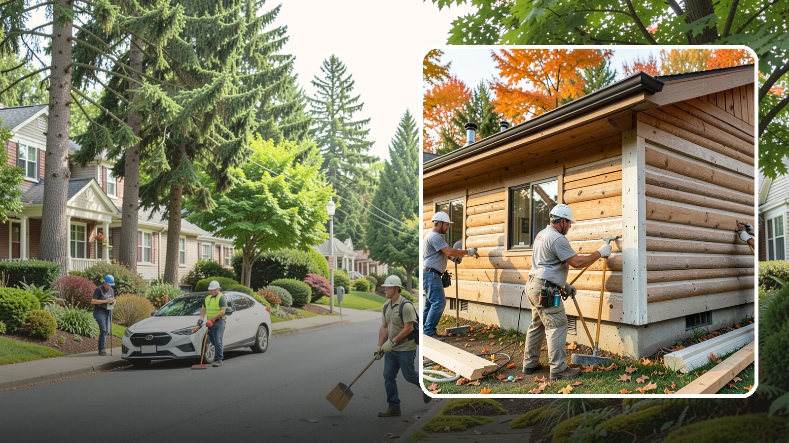 Log Siding Installation in Beaux Arts Village, King County, WA - We install log siding that gives homes an authentic cabin appearance without full log construction.