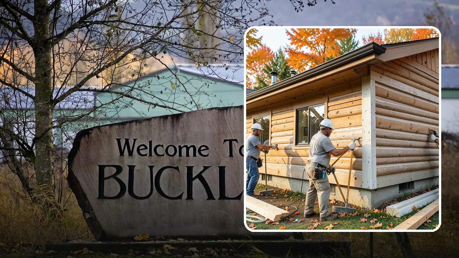Log Siding Installation in Buckley, Pierce County, WA - We install log siding that gives homes an authentic cabin appearance without full log construction.