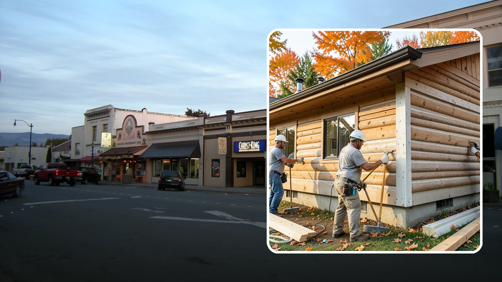 Log Siding Installation in Burlington, Skagit County, WA - We install log siding that gives homes an authentic cabin appearance without full log construction.