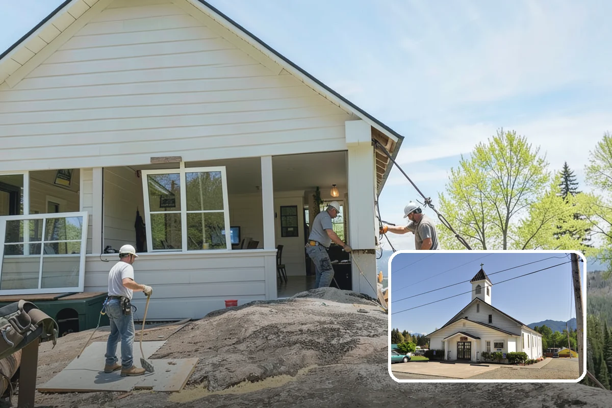 Log Siding Installation in Concrete, Skagit County, WA - Authentic cabin look on a standard framed home