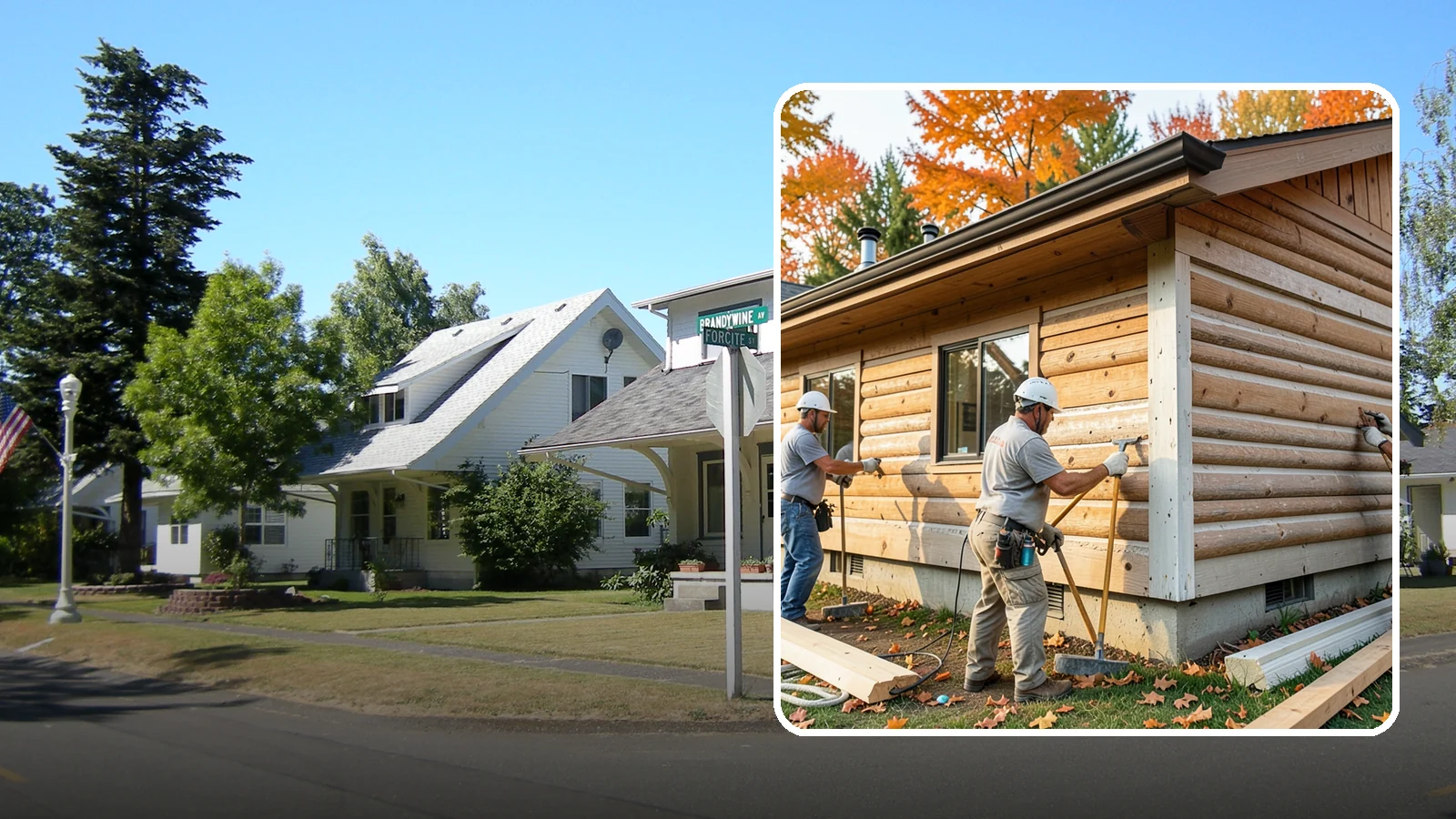 Log Siding Installation in DuPont, Pierce County, WA - We install log siding that gives homes an authentic cabin appearance without full log construction.