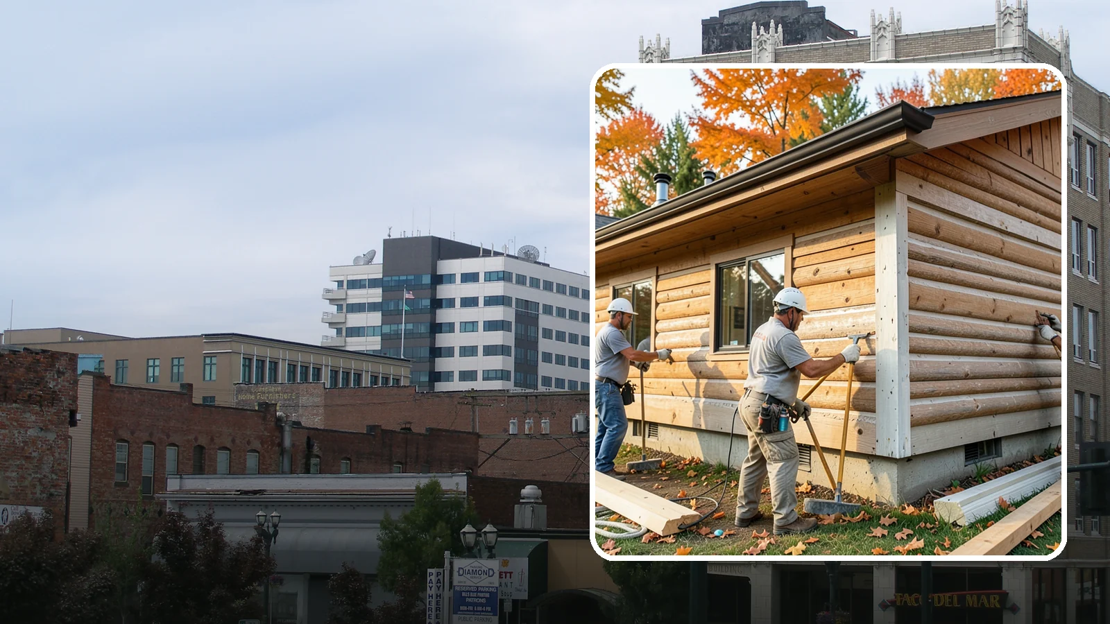 Log Siding Installation in Everett, Snohomish County, WA - We install log siding that gives homes an authentic cabin appearance without full log construction.
