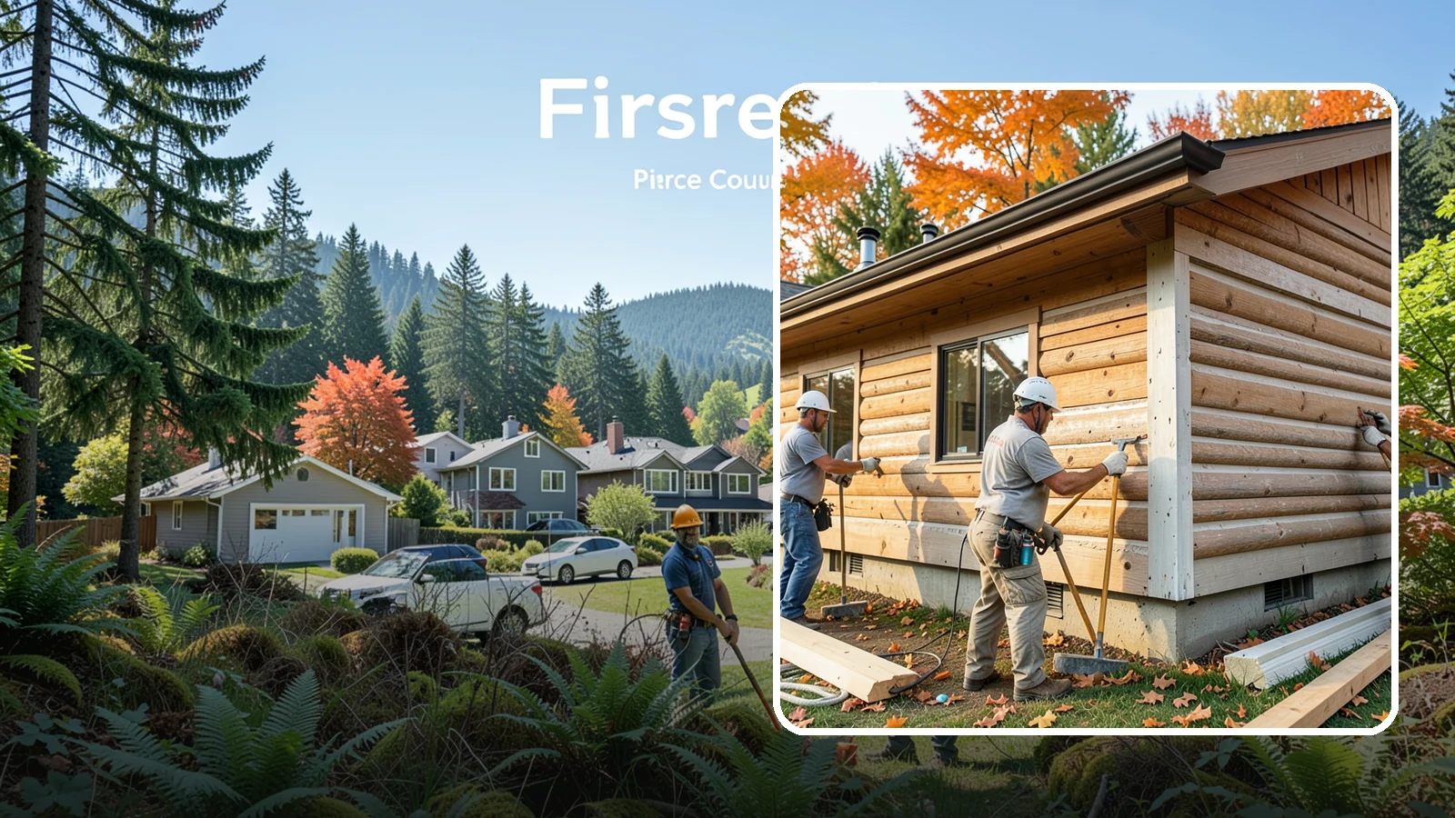 Log Siding Installation in Fircrest, Pierce County, WA - We install log siding that gives homes an authentic cabin appearance without full log construction.